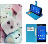 Sony Xperia M5 Hoesje Met Pasjeshouder Bookcase Snoepjes