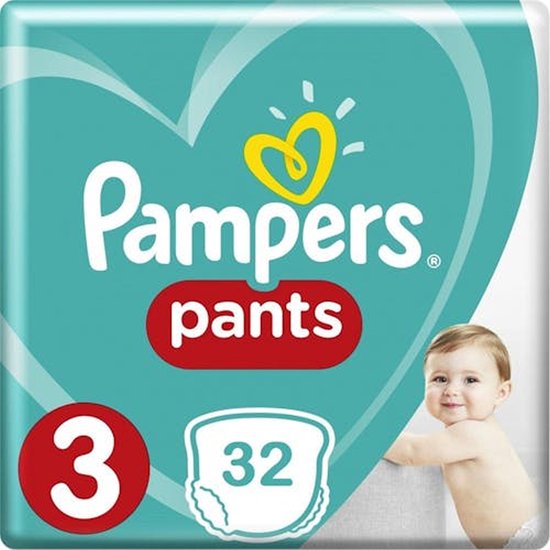 Pampers - Baby Dry Pants - Maat 3 - Mega Pack - 32 luierbroekjes