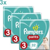 Pampers - Bébé Dry Pants - Taille 3 - Mega Pack - 96 couches