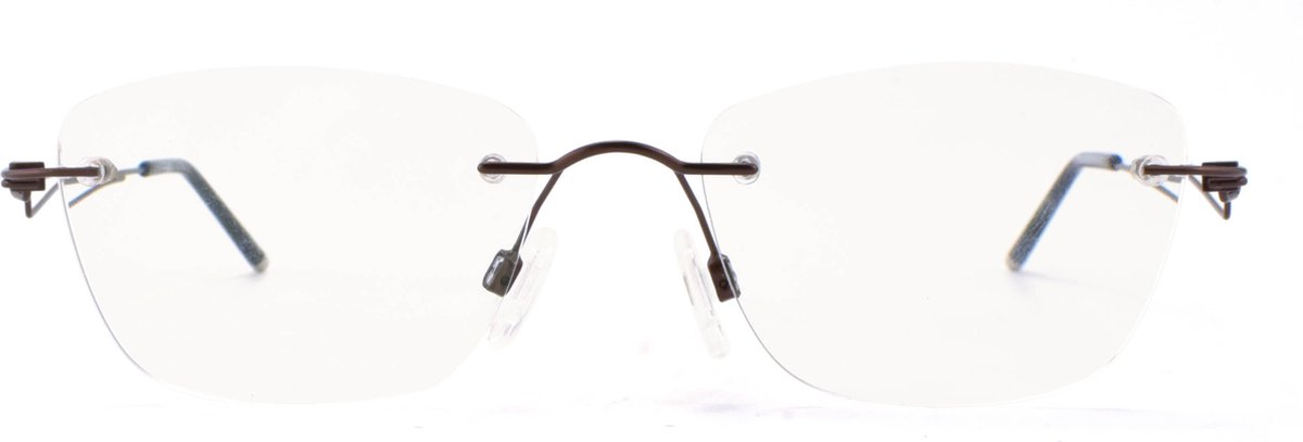 Oculaire Premium | Samsø | Koper | Min-bril | -2,50 | Inclusief brillenkoker en microvezel doek | Geen Leesbril! |