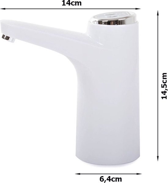 RGA Draagbare buitendouche voor op camping, 2 oplaadbare batterijen van 2200 mAh, waterpomp voor camping, wandelen, buitenactiviteiten (klassieke kampeerdouche