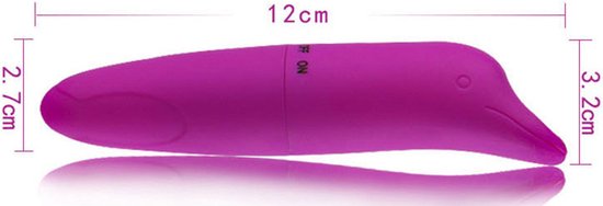 Mini Dolfin Vibrator I Mini Vibrator I Vibrator voor Vrouwen I  Clitoris en G Spot Stimulatie I Dolfijn I Roze