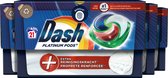 Dash Platinum Pods +Vlekverwijderingskracht - Waspods - 4 x 21 Wasbeurten Voordeelverpakking