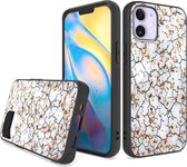 ZT Silicone telefoonhoesje met print Geschikt voor: iPhone 11 Pro - Broken Wall - ZT Accessoires