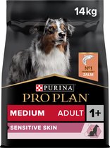 Pro Plan Medium Adult Sensitive Skin - Saumon - Nourriture pour chien - 14 kg
