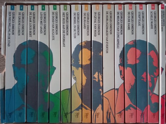 6090904550569 - 16 x Georges Simenon Romans in Box