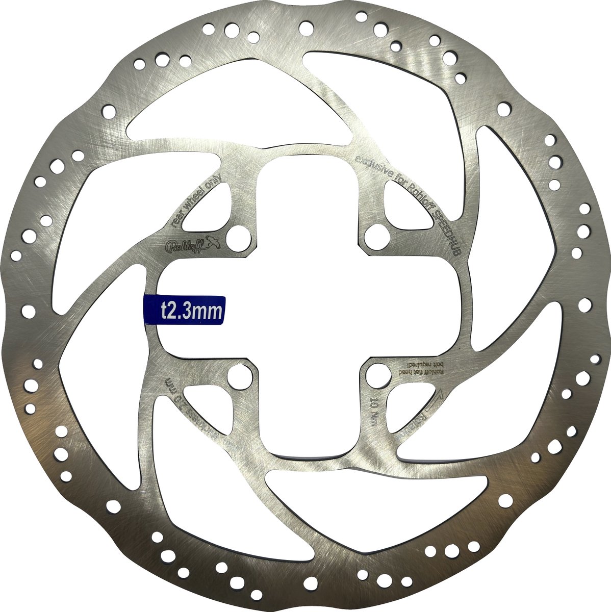 Rohloff 8278 schijfrem diameter 180 mm, dikte 2.3 mm