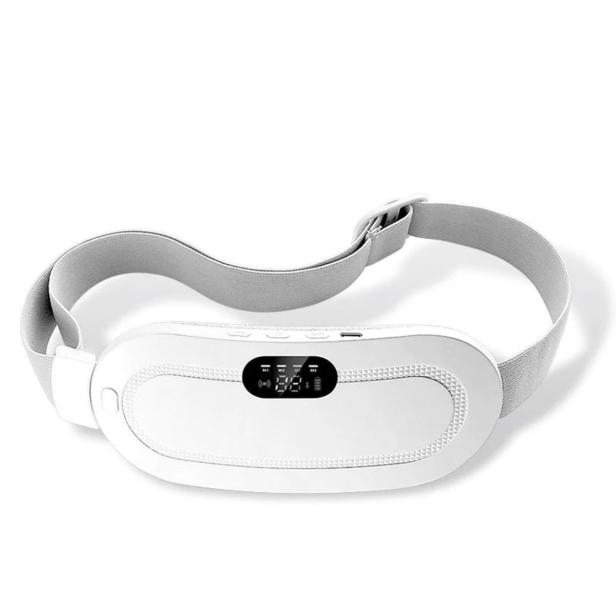 Menstruatie warmteband- Massage- Pijnverlichting- Massagekussen- Kruik- Verwarmde Menstruatieband – Verwarmingskussen– Elektrisch Apparaat - Verwarmingsmat– Rug - Buik– 3 Warmte standen – Triltechnologie – Vibratie - Roze- Ivoor Wit- Cadeautip- Vrouw