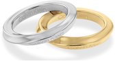 Calvin Klein CJ35000330E Dames Ring - Minimalistische ring - Sieraad - Staal - Zilverkleurig - 3 mm breed