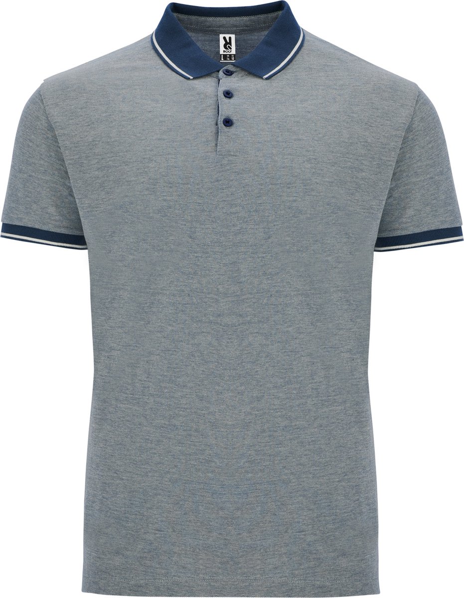 Roly - Bowie Polo - Heather Navy Blue 24 maat XXL
