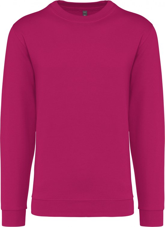 Sweater 'Crew Neck Sweatshirt' Kariban Collectie Basic+ maat 4XL Fuchsia