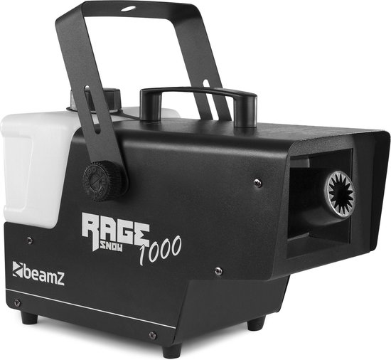 Sneeuwmachine - BeamZ RAGE1000SNOW - inclusief 5 liter sneeuwvloeistof - 