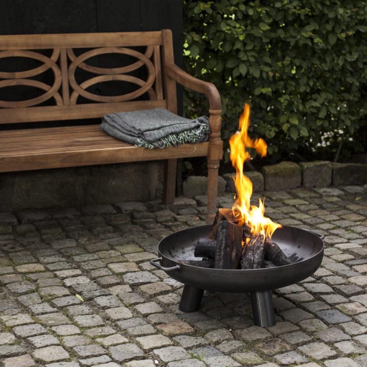 schrijven Kijkgat Kleren Esschert Design Fancy Flames Vuurschaal - 70cm - Staal | bol.com