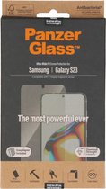 PanzerGlass - Screenprotector geschikt voor Samsung Galaxy S23 Glazen | PanzerGlass Ultra-Wide Fit Screenprotector - Case Friendly + Installatie Frame