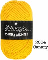Scheepjes Chunky Monkey 100g - 2004 Canary - Geel
