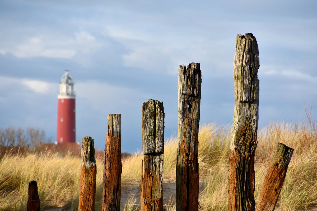 Texelphotos.nl - Foto afdruk op canvas - Texel Vuurtoren - Duin - Strand - Zee - Canvas doek – Wanddecoratie - Canvas schilderij – Natuur - Landschap - 90 x 60 cm.