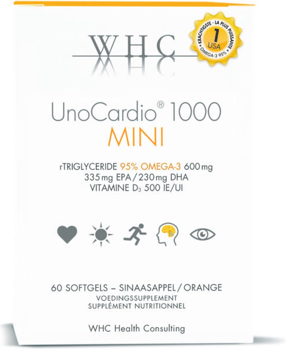 Goedkoopste Unocardio 1000 Mini (30stuks) van WHC Nutrogenics