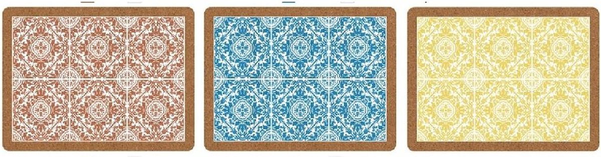 Placemat DKD Home Decor Individueel Tegel Kurk (3 pcs) (40 x 30 x 0.5 cm)