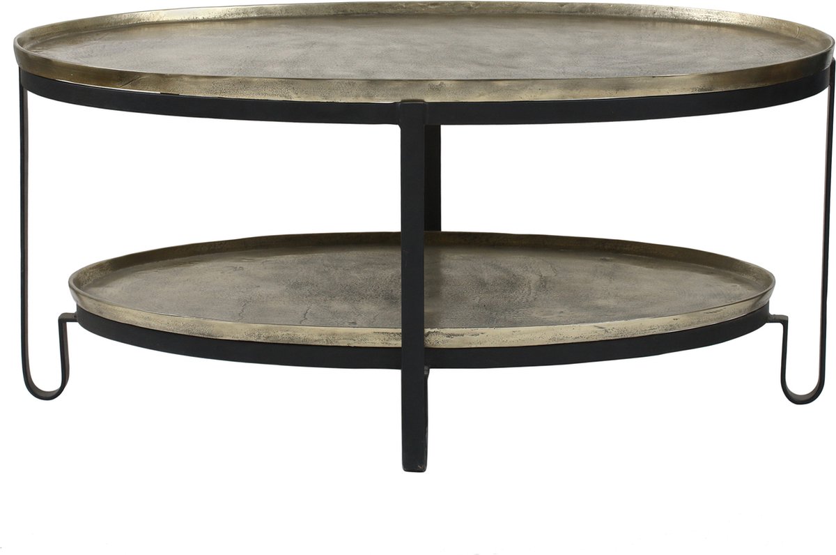 PTMD Salontafel Kae - Goud - 96.5x58.5x44.5cm