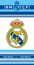 Real Madrid Strandlaken Wit/Blauw- 70 X 140 Cm