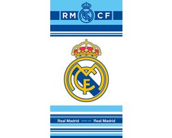 foto van Real Madrid Strandlaken Wit/Blauw- 70 X 140 Cm