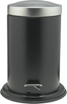 Sealskin Acero - Poubelle à pédale 3 litres autoportante - Noir