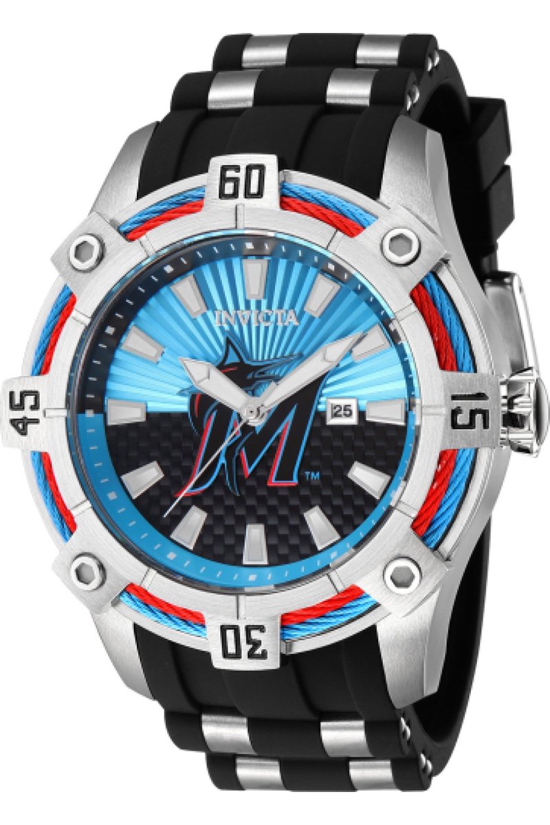 Invicta MLB - Miami Marlins 43273 Quartz Herenhorloge - 52mm
