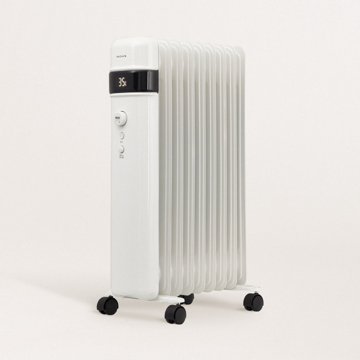 CREATE - WARM CLASSIC 2500 - Olieradiator 2500W - 10 verwarmingselementen - Drie verwarmingsvermogensmodi - Timer