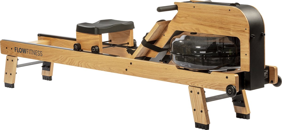 Afbeelding 2 van Flow Fitness W9i Elevation Kit Oak - Roeitrainer Verhogingsset