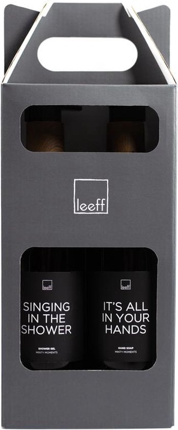 Foto: Leeff giftbox handzeep mint douchegel mint