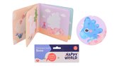 Happy World Verkleurend Dino Badboekje voor Baby