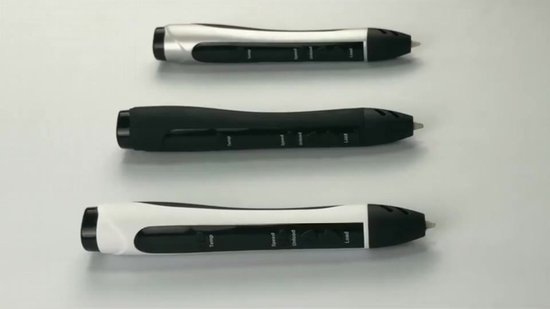 Ensemble XXL: Stylo 3D Pen 3DTECH Slimline III + 12x10m + CLIPS +