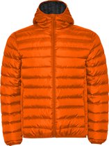 Gewatteerde jas met donsvulling Vermiljoen Oranje model Norway merk Roly maat XL