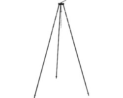 Meyerhoff Driepoot Standaard 120 cm – Stalen Ketelhouder met Ketting – Opvouwbaar – Voor Hongaarse Ketels & Kampvuur Koken – Buiten Kookstatief