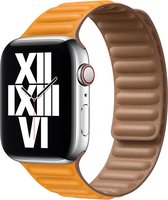 Apple Watch Leather Link - 40mm - California Poppy - Large - voor Apple Watch SE/5/6