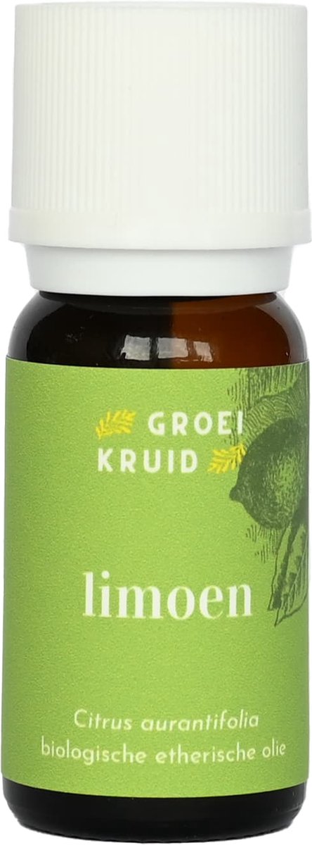 Goedkoopste Biologische limoen etherische olie | Citrus aurantifolia | 100 natuurlijk en puur | lime | 10 ml limoenolie uit Brazilië