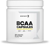 Body & Fit BCAA capsules - Aminozuren - Vegan BCAA Supplement - 360 capsules (90 doseringen)