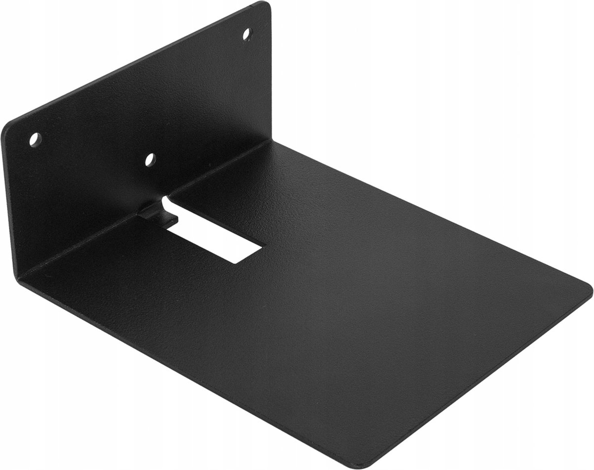 Boekenplank MARK - onzichtbaar - mat zwart - makkelijk te bevestigen - 150 x 60 x 125 mm