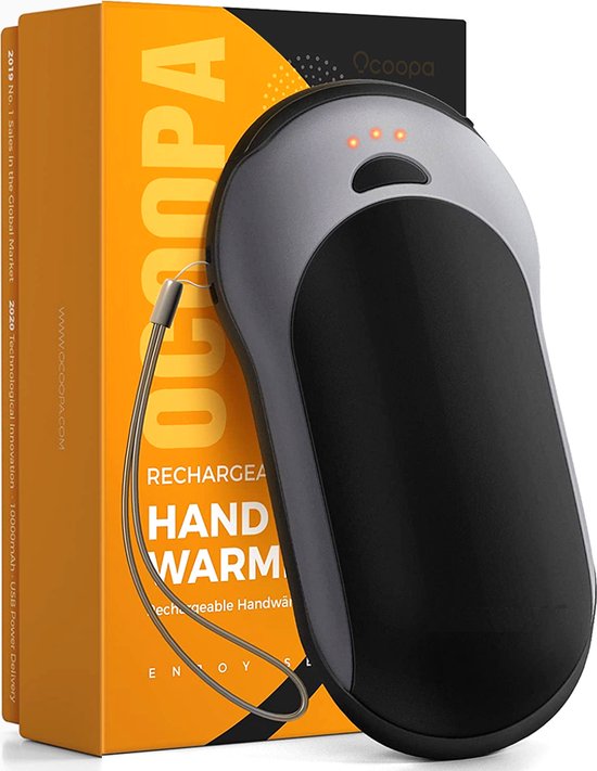 Bad personeelszaken huiswerk maken Powerbank Handwarmer - tot 12 uur (40-60 °C) – 2in1 Powerbank 10.000 mAh –  3.0 Fast... | bol.com