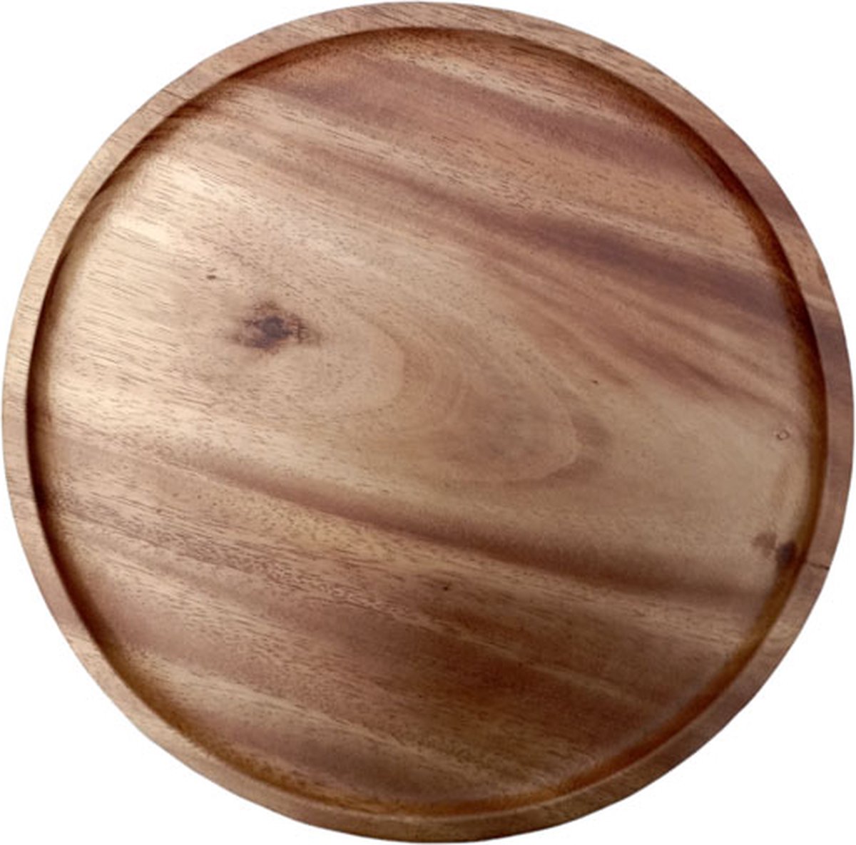 Floz Design houten ontbijtbord houten bord 25 cm set van 2 fairtrade van Kinta