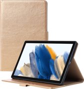 Phreeze Tablethoes - Geschikt voor Samsung Galaxy Tab A8 - 2022 - Luxe Lederen Hoesje - Ingebouwde Standaard met Kaarthouders - Hoesje met Magnetische Sluiting - Beschermhoes - Goud