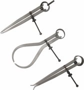 Silverline Passerset - Carbon Staal - 180-202 mm - 3-delig