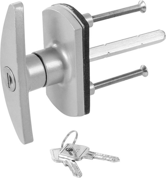 Poignée de serrure de porte de garage Silverline 75 mm, en forme de losange
