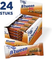 B'tween BIG - Pinda & Chocolade Mueslirepen - 24 stuks x 50 gram - Voordeelverpakking