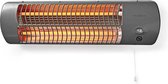 Bol.com Nedis HTBA10GY Snelverwarmer voor badkamer 1200 W 12 m² Grijs aanbieding