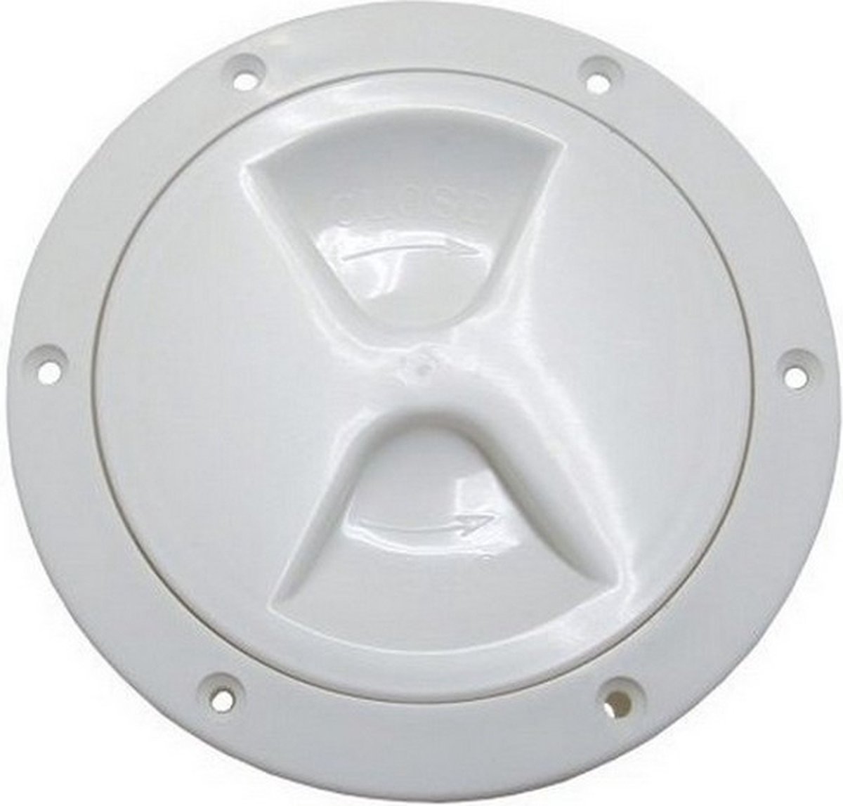 Ronde inspectiedeksel - 217mm - Wit