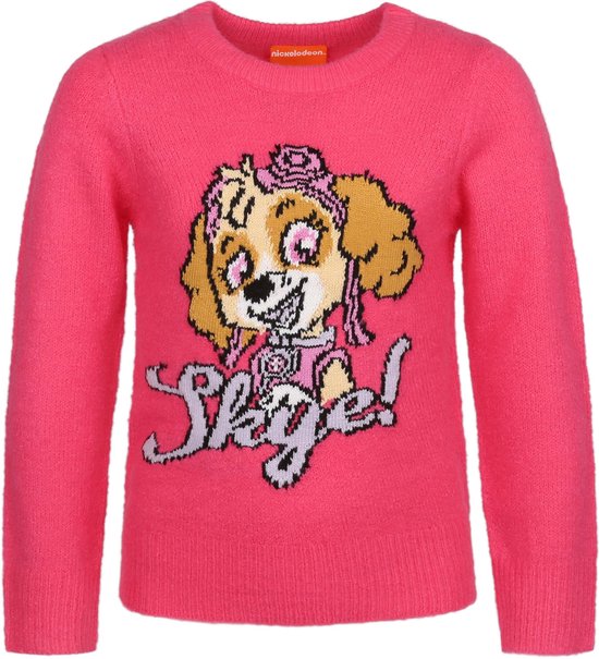 Paw Patrol Skye - Roze sweater voor meisjes, lekker warm / 98