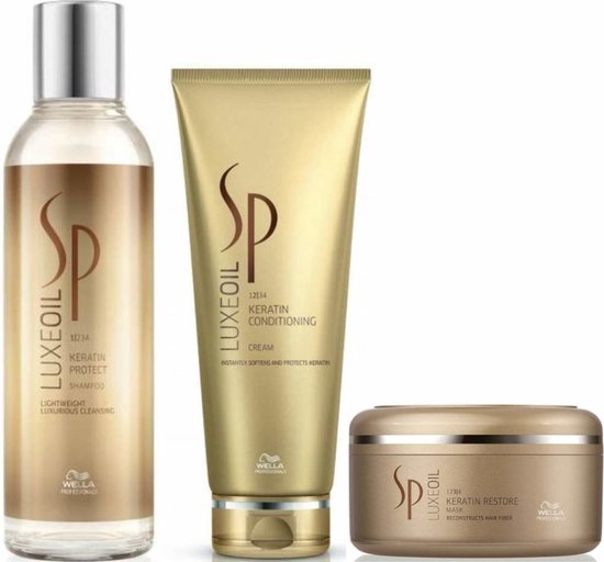 Wella SP LuxeOil Keratin de Luxe Set 200 + 200 + 150ml bol