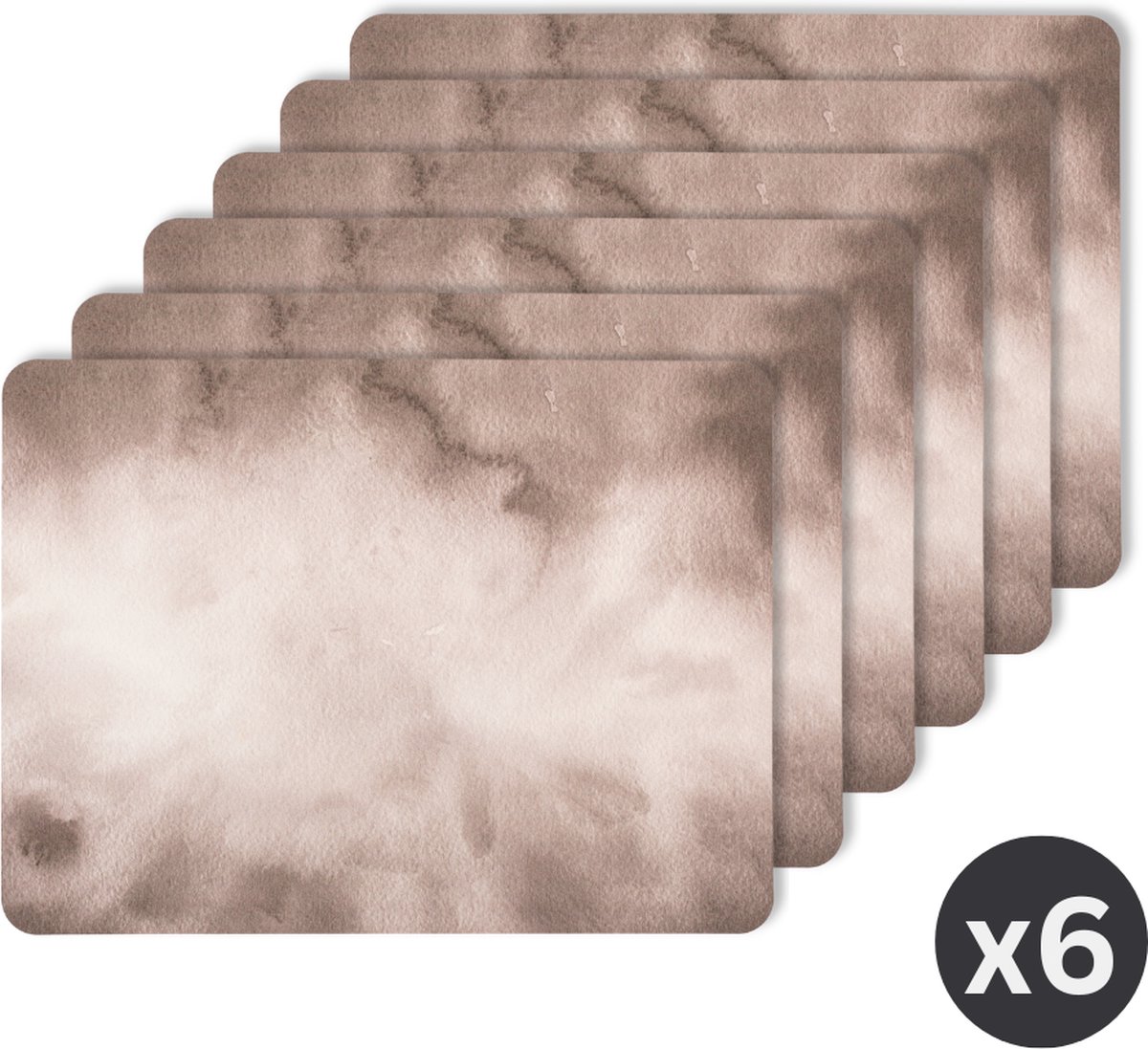 Placemat TOGO OMBRE, SET/6, 33x45cm, sky