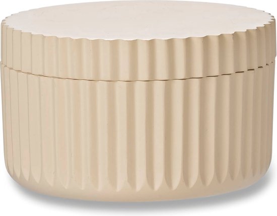 Boîte de rangement Blokker Zara - beige - 10x10x6 cm
